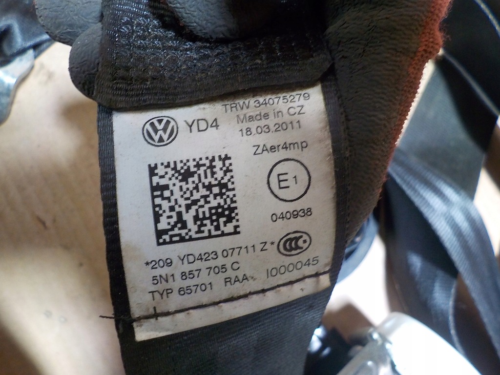 фото №4, Vw tiguan набор подушек i ремней