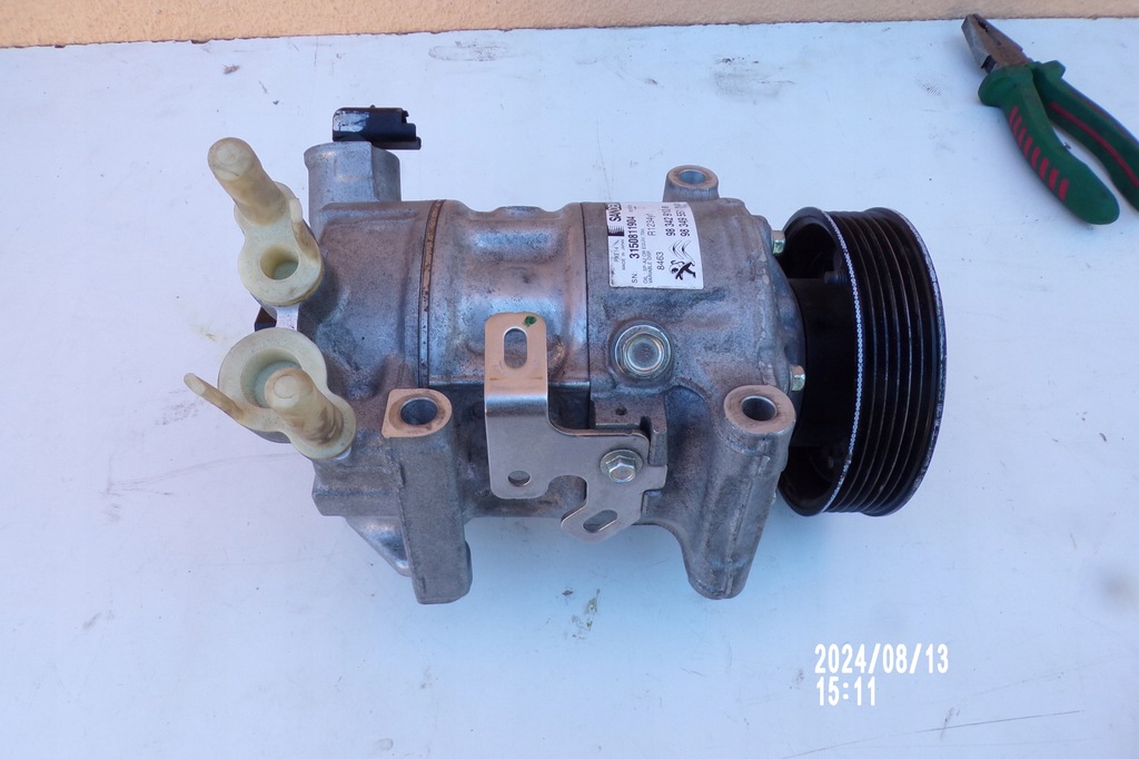 фото №1, Компрессор кондиционера jumpy expert proace 9834291080