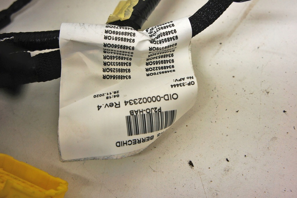 фото №7, Ju075 opel corsa f джгут салону кабіни