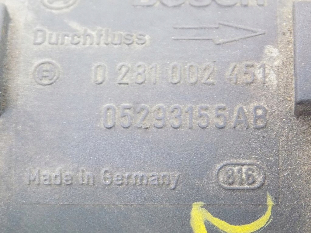 фото №7, Chrysler voyager iii 06r витратомір 0281002451