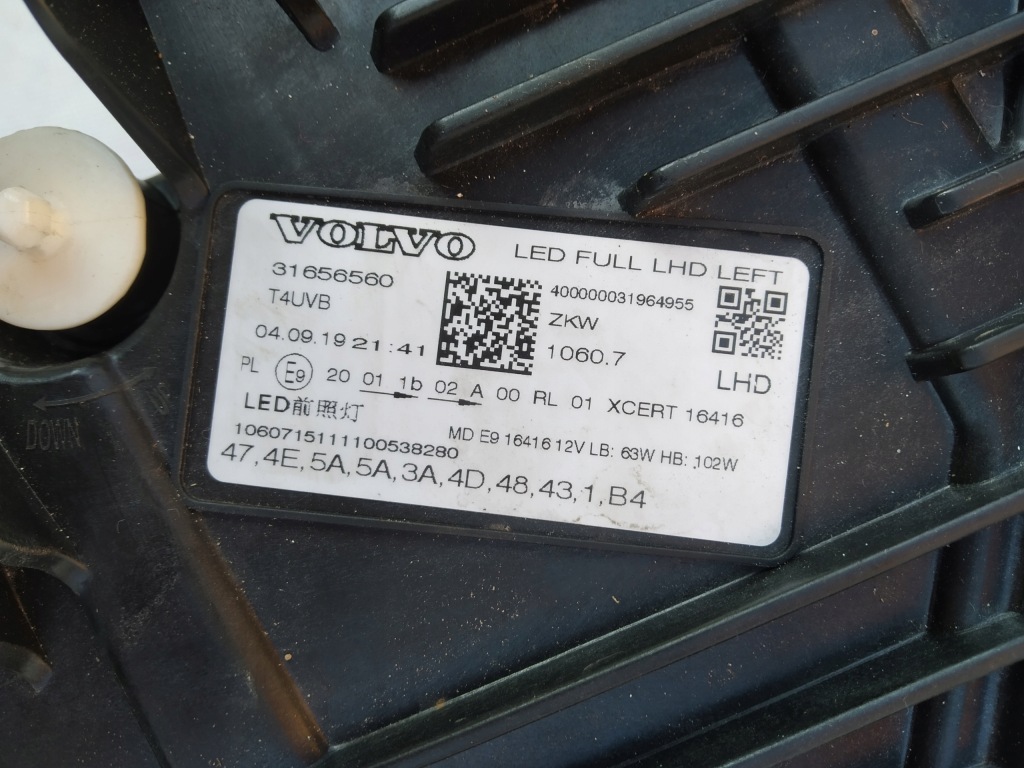 фото №10, Фара лівий volvo xc60 ii 2018-2021r