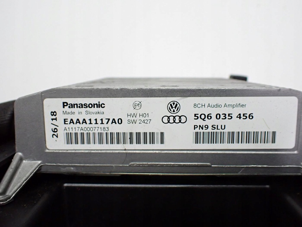 фото №3, Усилитель радио оригинал panasonic 5q6035456 vw t-roc 18r