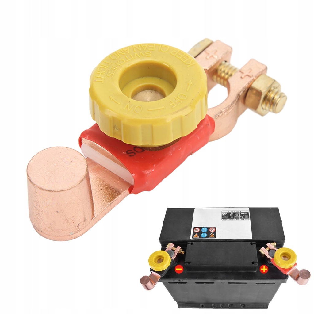 фото №3, Клемма odłącznik электрический аккумулятор масса