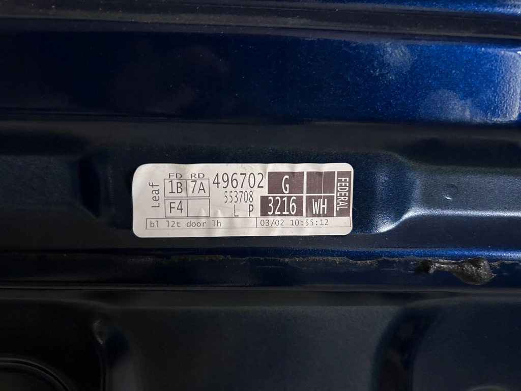 фото №9, Nissan leaf ii ze1 2021 перед сторона левая дверь