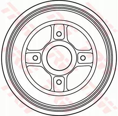 фото №3, Trw барабан гальмівний задня renault twingo ii cn0_