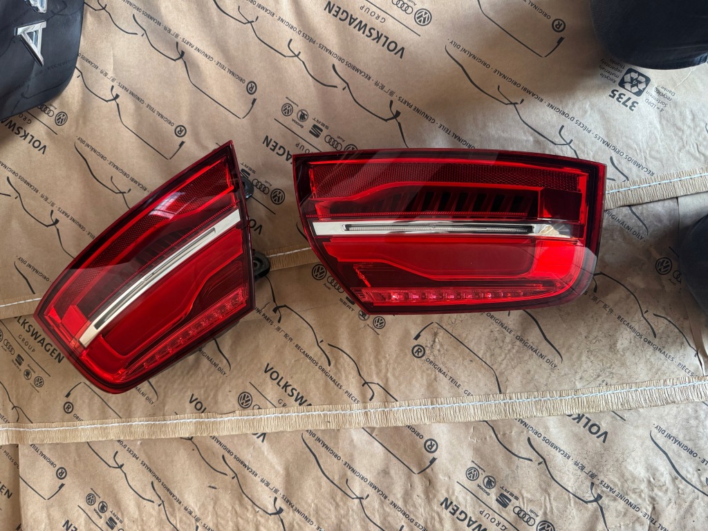 фото №11, Audi a8 d4 long lift кришка багажника лампи mdrix бампер задня ly8x orginał 4h0807511f