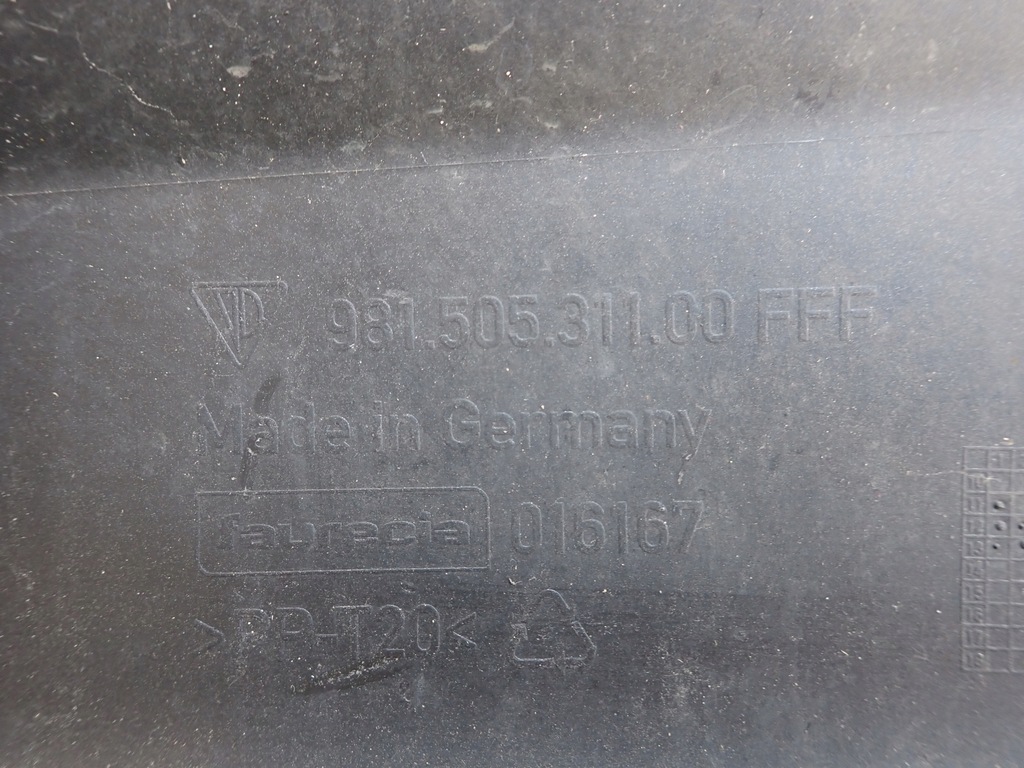 фото №10, Porsche boxster 981 cayman 12- бампер перед передній pdc spr 981505311