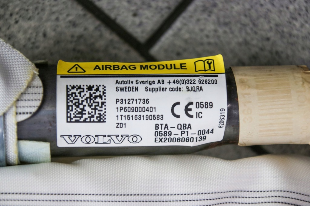 фото №5, Volvo xc60 i оригинальная шторка безопасности воздушная подушка безопасности левая 31271736