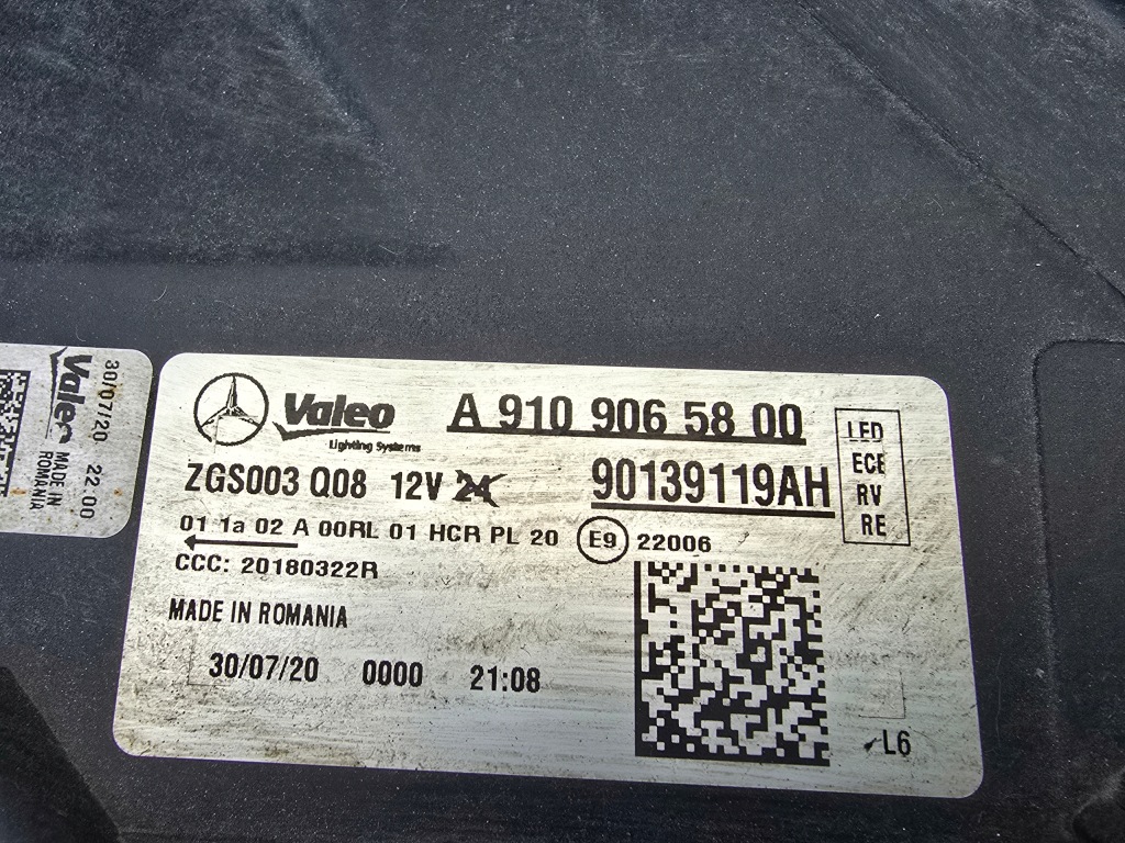 Mercedes sprinter w910 full led фара передняя в Украине