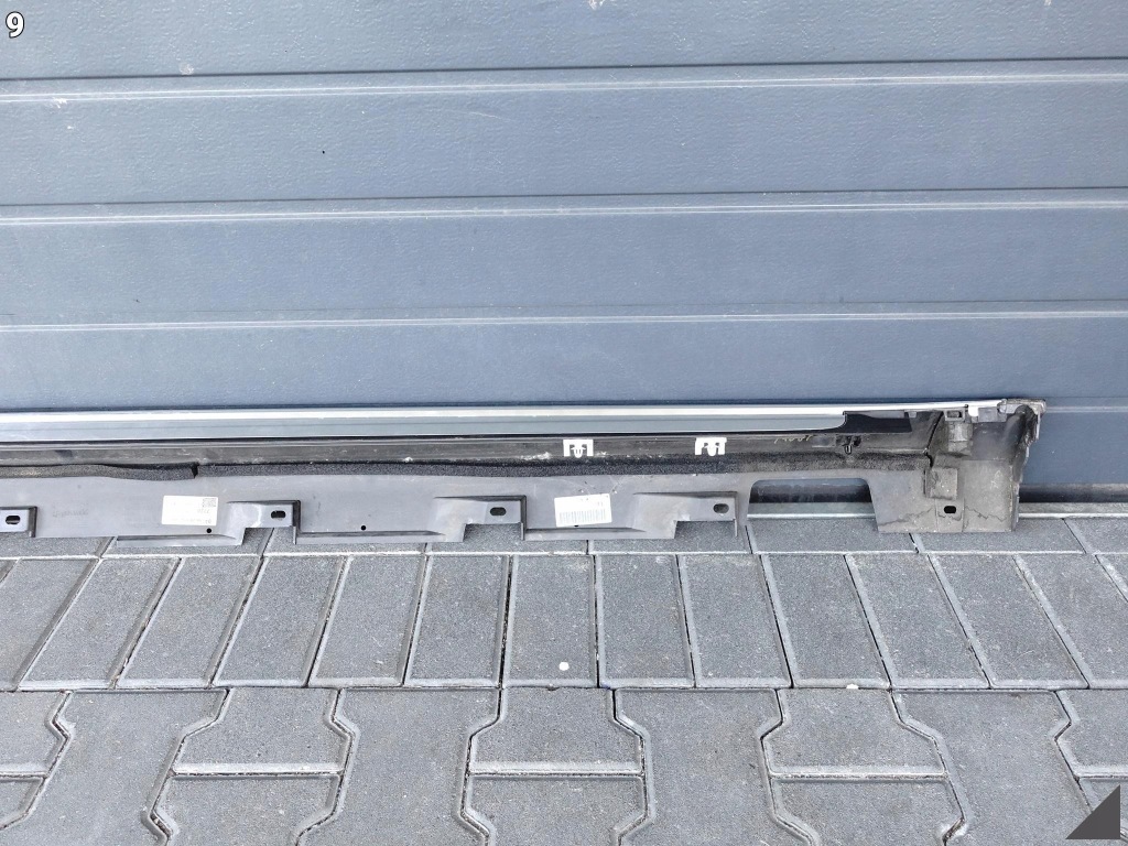 Audi a8 4h0 4h4 d4 рестайлинг  09-17 порог накладка молдинг левая хром long x7u Цена