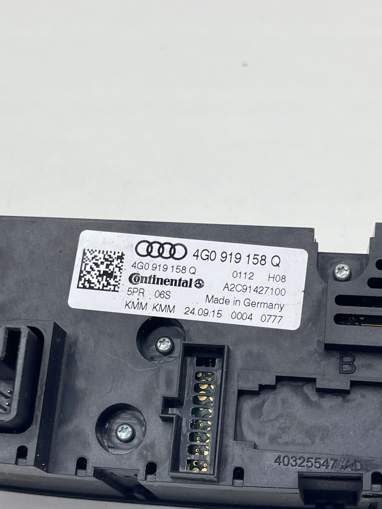 фото №12, Audi a6 a7 c7 панель обдув кондиціонера задня тунель середнього