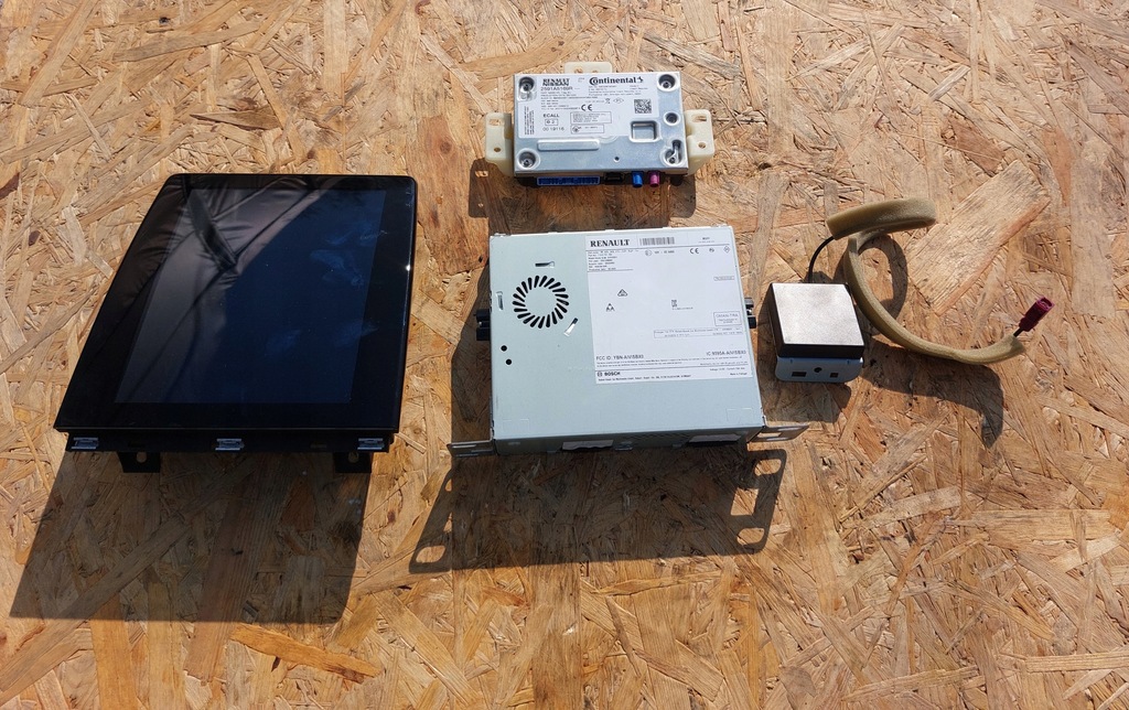 фото №1, Renault clio v 20/23r радіо навігація дисплей екран модуль блок керування