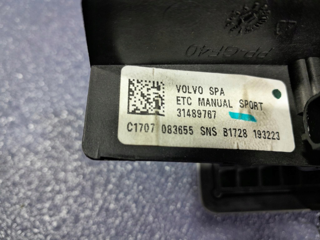 фото №7, Volvo s90 v90 ii 16- педаль потенціометр газу 31489767