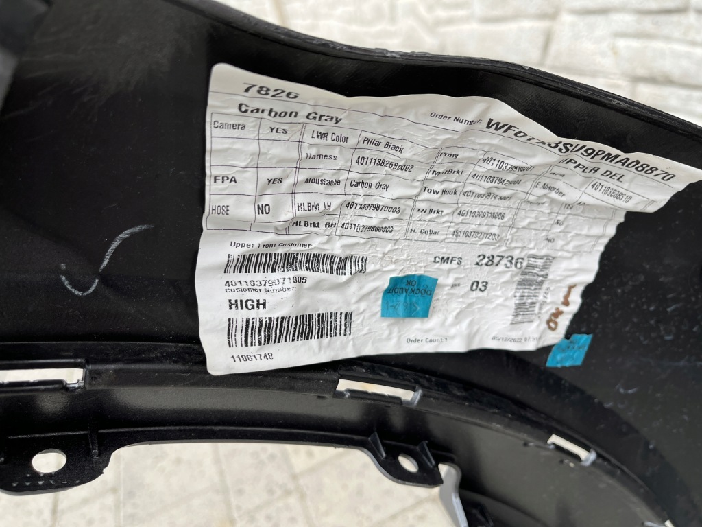 Бампер перед ford mustang mach - e mach e b. хороший Доставка