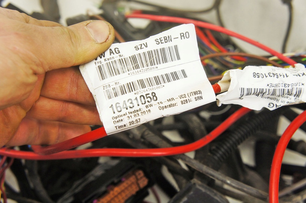 фото №7, Su268 vw transporter t6 джгут салону 5kg