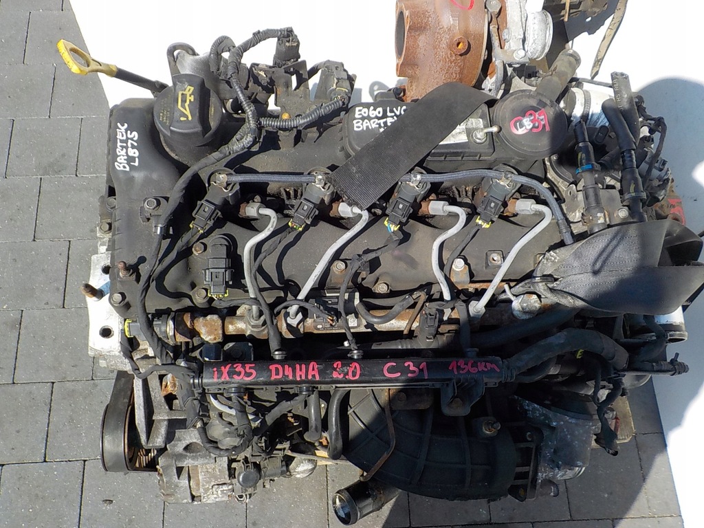 фото №11, Hyundai ix35 11r 2.0 crdi 136km двигун d4ha kompletny механічна коробка передач film