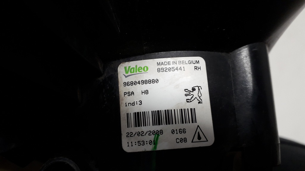фото №11, Peugeot 308 1 i протитуманна фара правий передній 9680498880