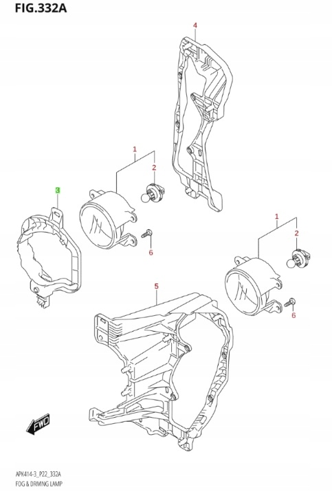 фото №7, Suzuki vitara 18- кронштейн протитуманної фари праве