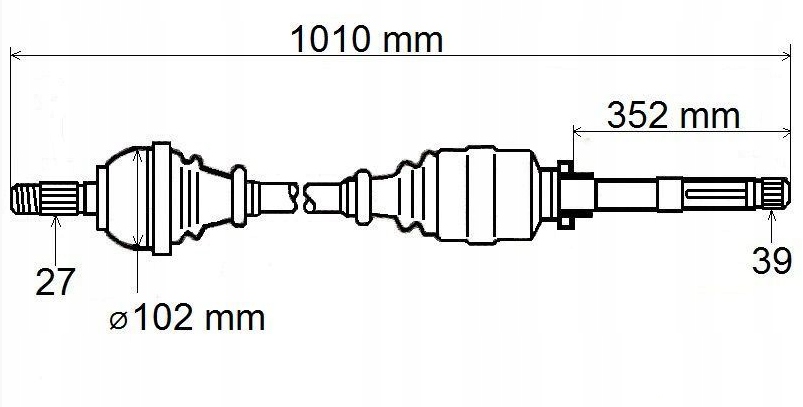 фото №4, Привідний вал привідна renault -p espace iv -p перед długo