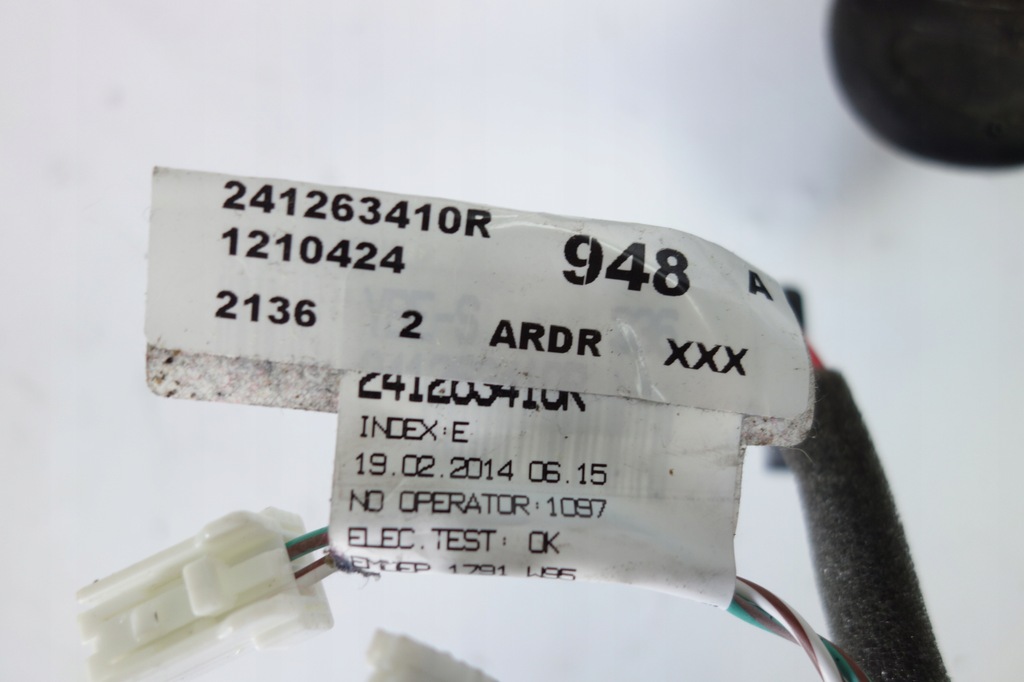 фото №2, Джгут двері правий задня renault scenic iii