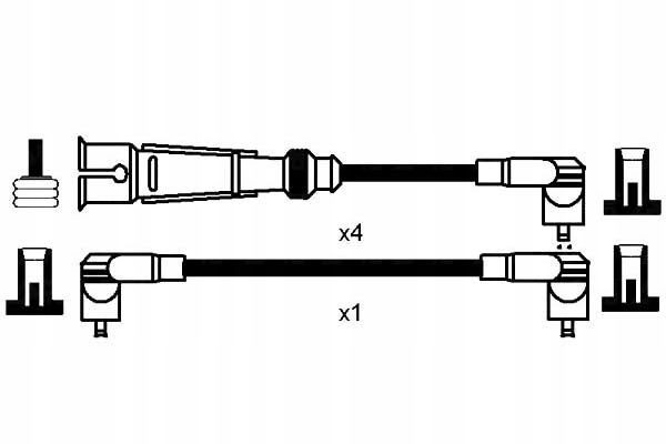 фото №2, Набір трубопровід запалювання vw polo polo classic