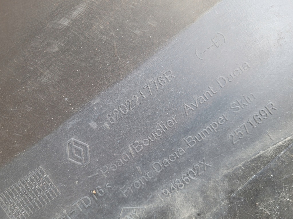 фото №9, Dacia duster ii 2017- бампер перед передний 620221776r