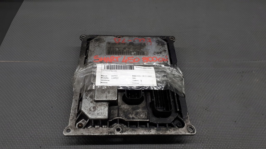 фото №1, 0281010161 бортовий комп'ютер smart fortwo i 0.8cdi