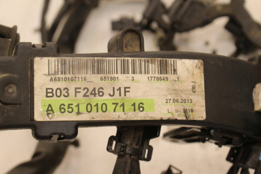 фото №6, Электропроводка двигателя жгут 6511502590 mercedes w176 1.8 cdi