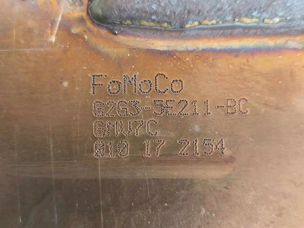 фото №5, Ford edge ii 2017 фільтр часток твердих каталізатор / fap / dpf