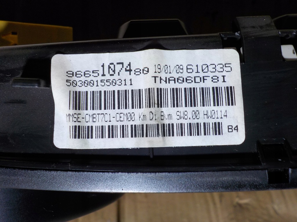 фото №6, Peugeot 308 счетчик приборная панель 610335