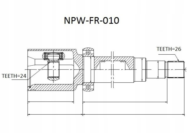 фото №1, Шарнір внутрішній ford focus i правий
