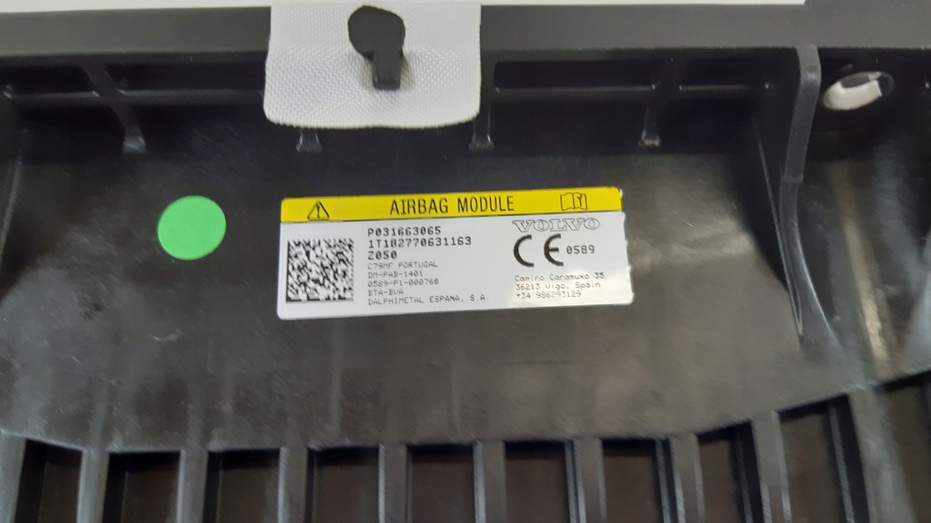 фото №12, Volvo v60 ii набір подушка безпеки p39825814, p031663065