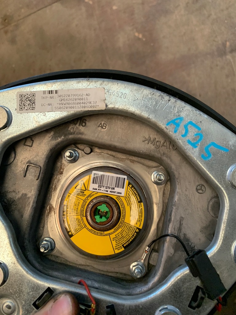 фото №4, Подушка подушка безпеки водія vw crafter