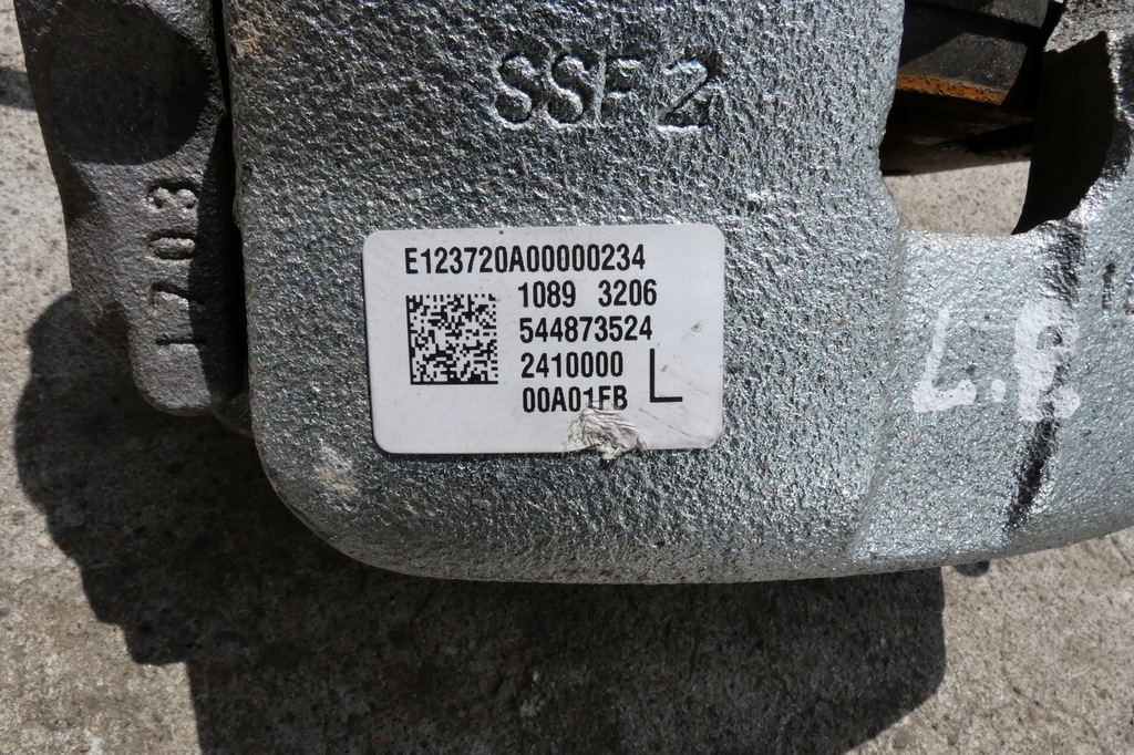 фото №5, Суппорт тормозной передний левый mg mg4 10893206 10893207