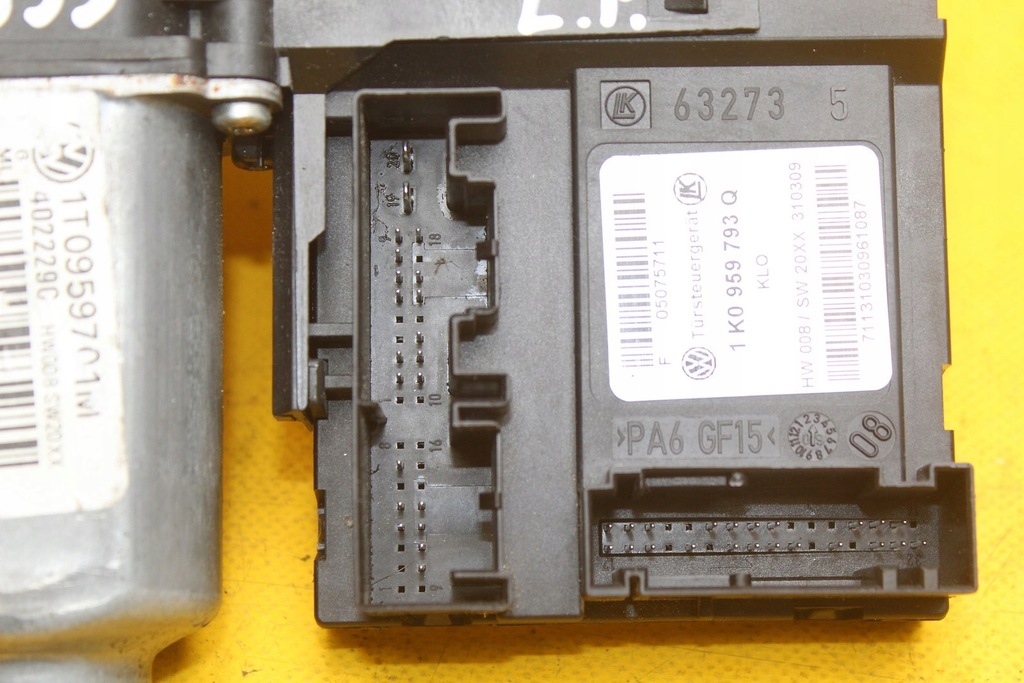 фото №6, Моторчик скло лівий перед vw caddy iii 1t0959701m 1k0959793q