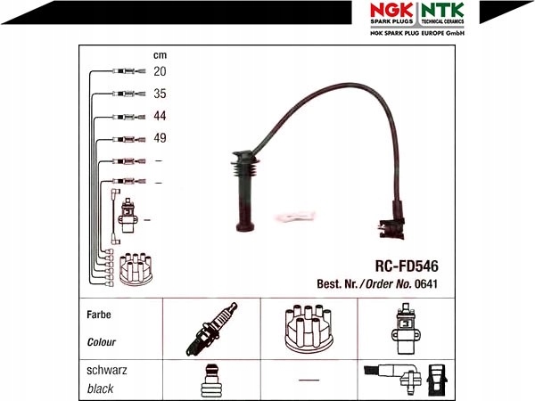 фото №3, Дроти запалювання [ngk]