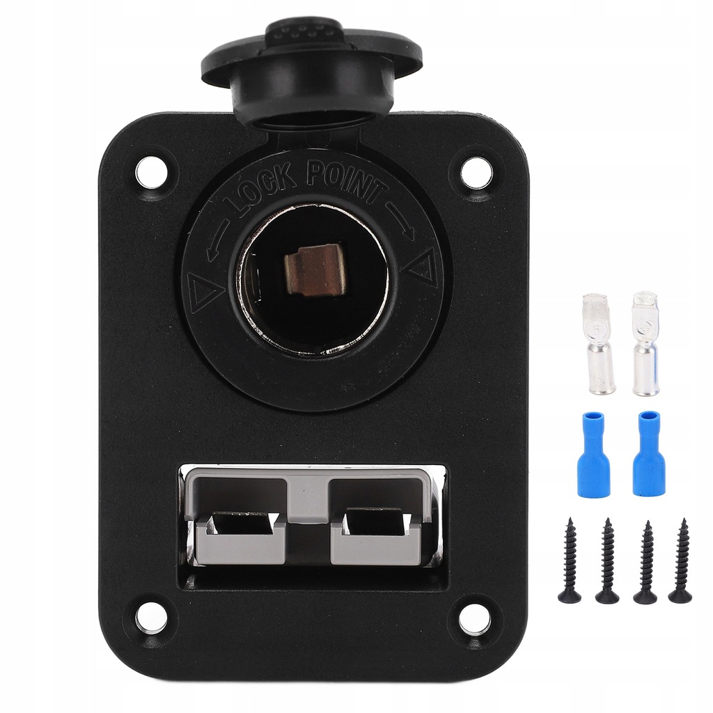 фото №14, Роз'єм прикурювача автомобільний 12-24 v, чорний,