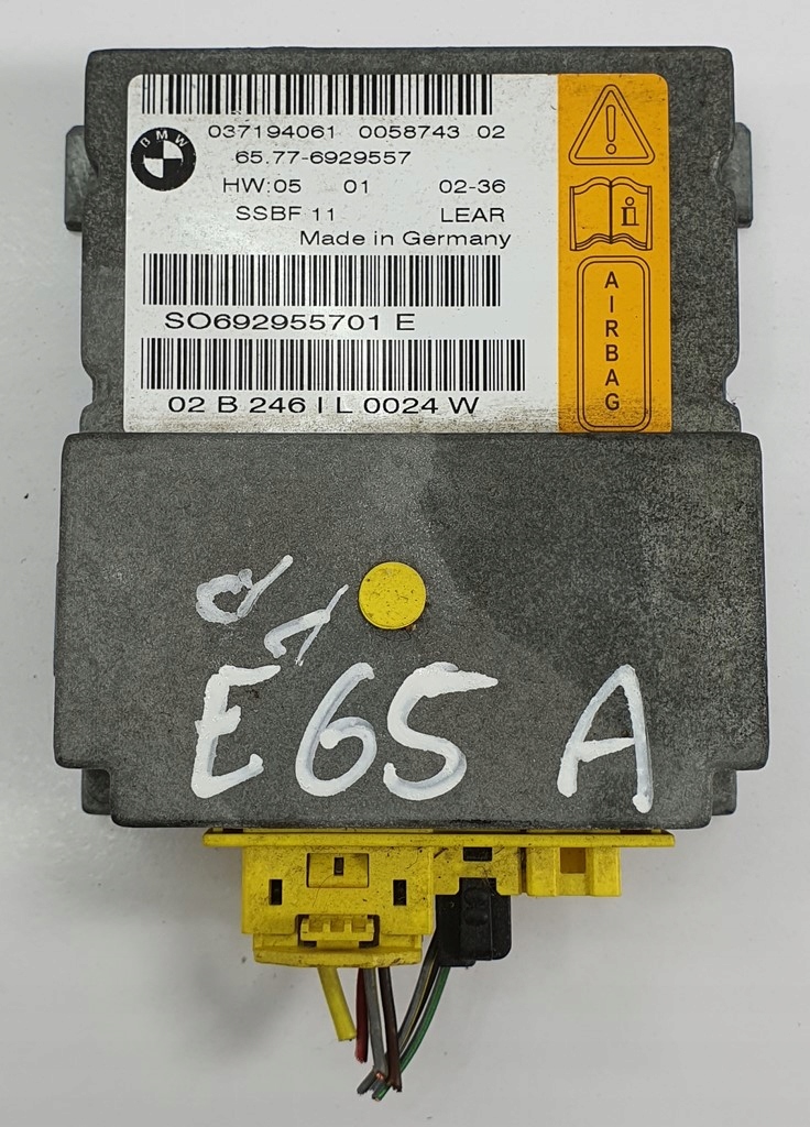 фото №1, Датчик air bag подушка безпеки bmw 7 e65 6929557