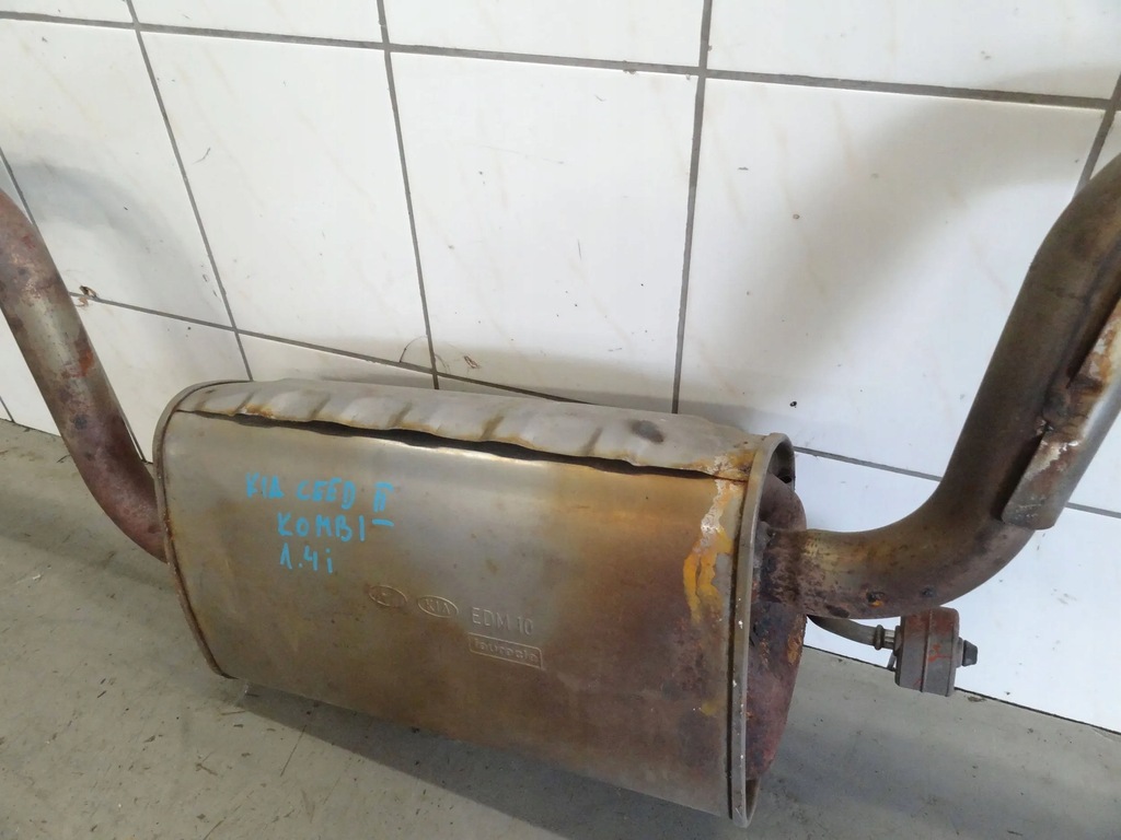 фото №6, Kia ceed ii 2014 1.4 16v гасник вихлоп комплект do wysyłki przecinamy