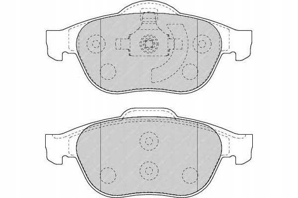фото №2, Ferodo тормозные колодки тормозные renault espace iv laguna i