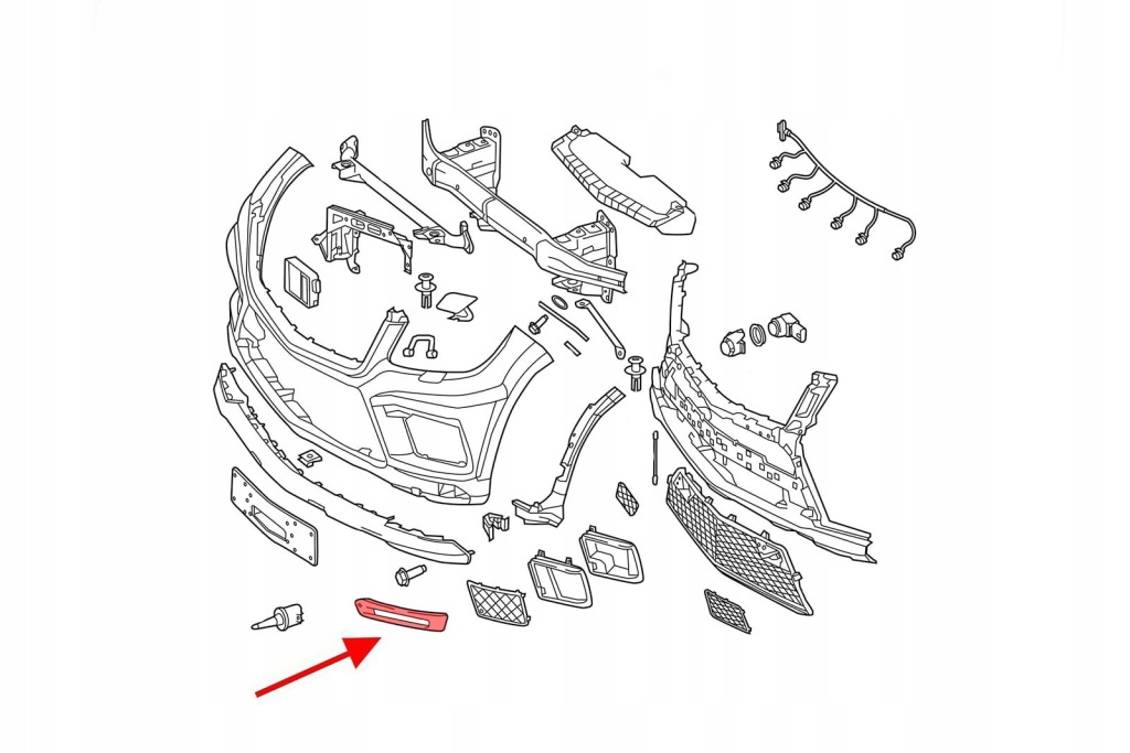фото №4, Mercedes gl x166 2012-2015 хромированная рамка свет led левая a1668851774