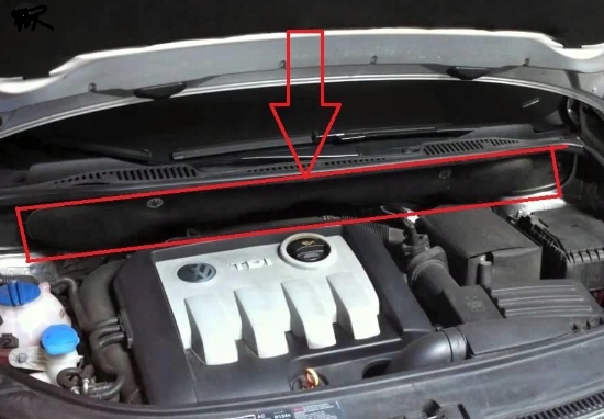 фото №14, Шумоизоляция капот жабо vw caddy 1t0863993g