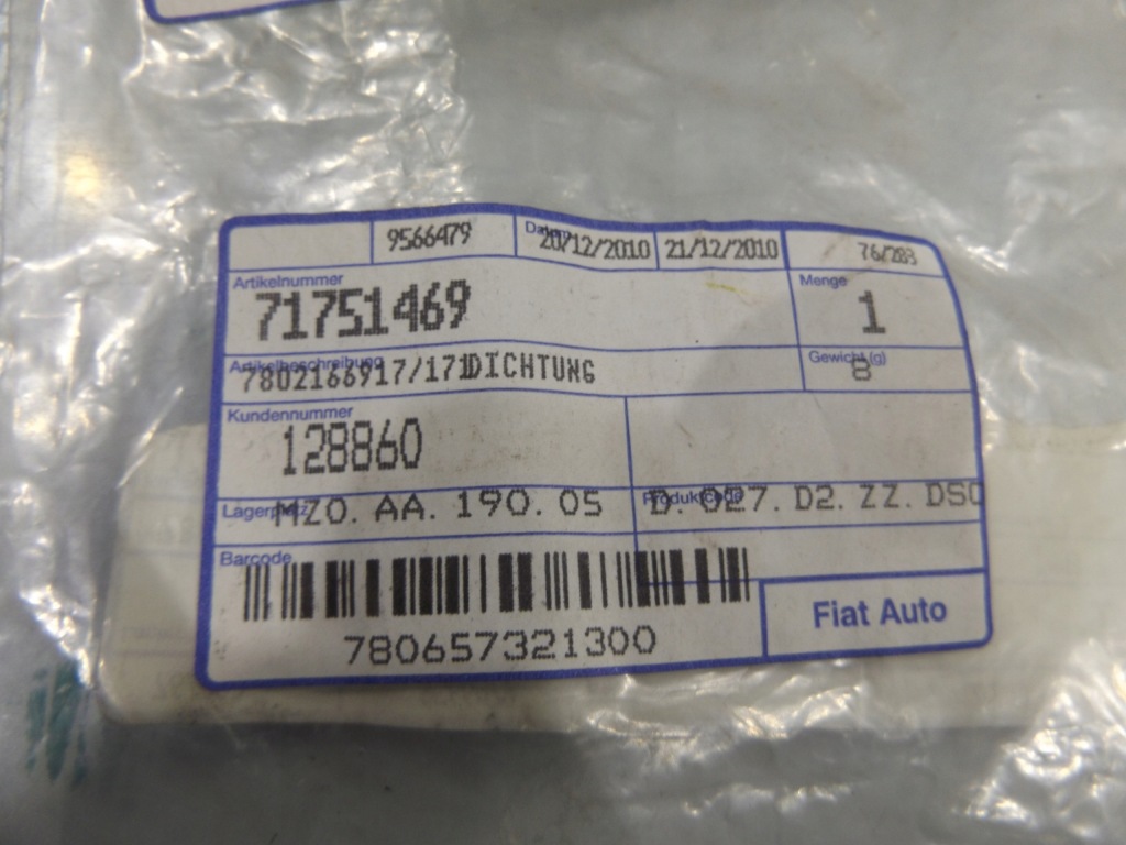 фото №3, Fiata 1,9 16v заглушка egr