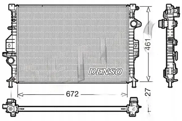 Купити Радіатор води drm10069 denso ford c-max focus