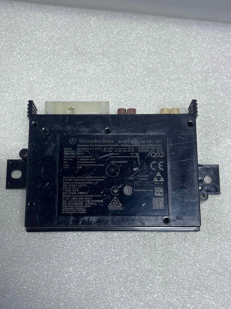 фото №1, Модуль блок керування бортовий комп'ютер hermes mercedes gle x167 a1679001419