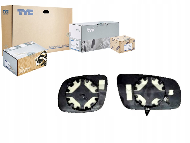 фото №1, Tyc 332-0025-1 стекло зеркало, зеркало наружное