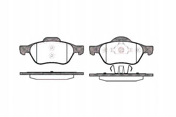 фото №2, Гальмівні колодки гальмівні renault laguna twingo wind 18.3mm