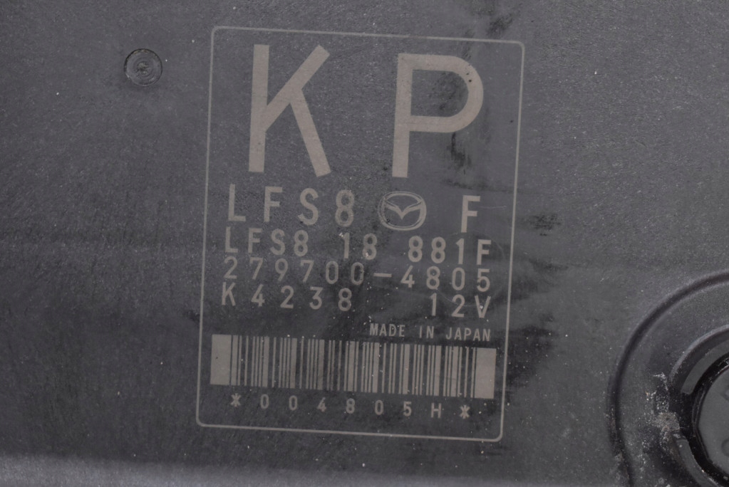 фото №9, Блок керування бортовий комп'ютер двигуна 279700-4805 mazda 3 1 i bk 2.0 16v 150 km 06-09