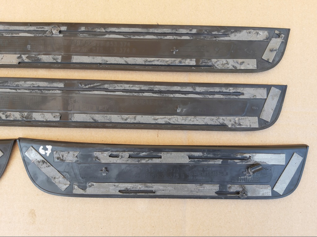 фото №8, Audi a5 8t 8t0 sportback накладки накладки пороговые внутреннее s-line комплект