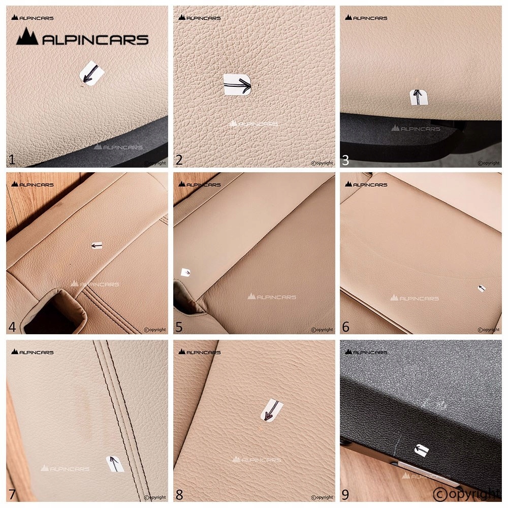 фото №12, Bmw f26 x4 обивка сиденья середина кожа oyster